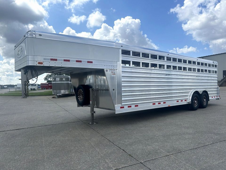 New 2027 4-Star Trailers 8x24 Stock Trailer