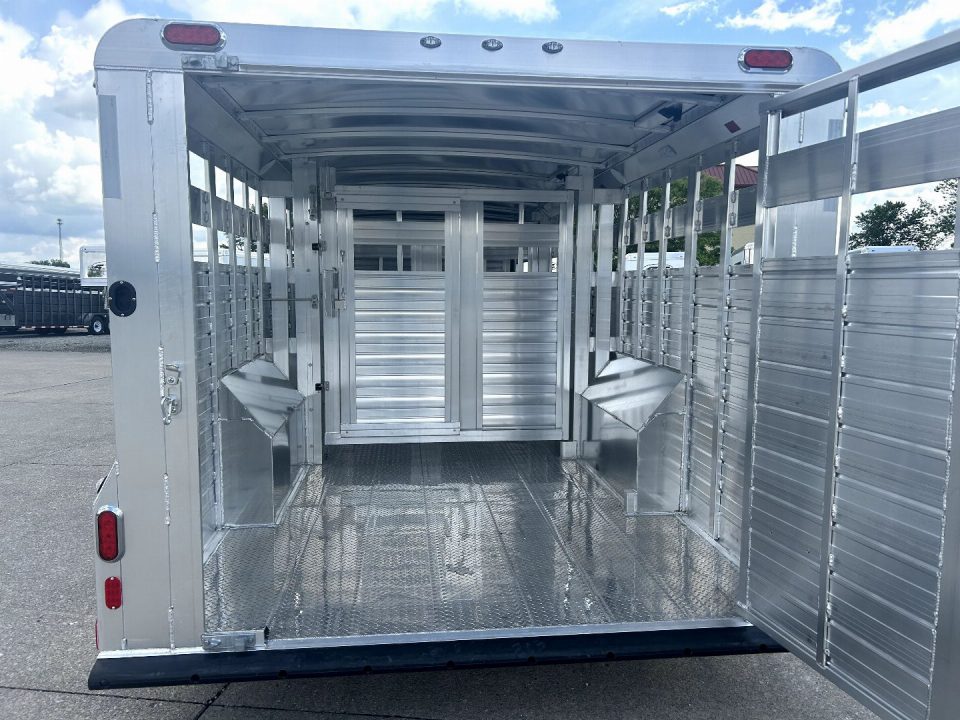 New 2027 4-Star Trailers 8x24 Stock Trailer