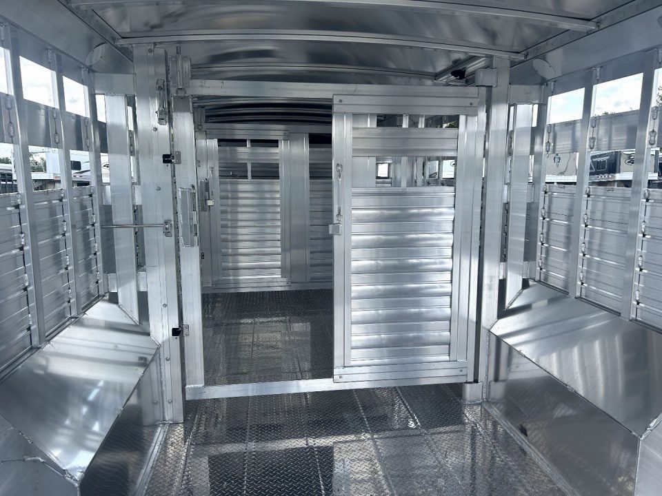 New 2027 4-Star Trailers 8x24 Stock Trailer