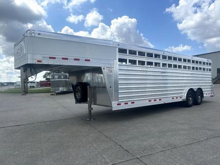 New 2027 4-Star Trailers 8x24 Stock Trailer