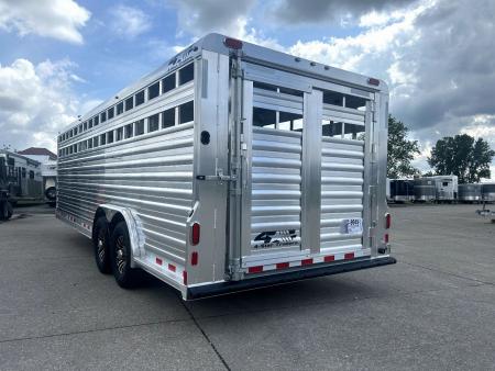 New 2027 4-Star Trailers 8x24 Stock Trailer