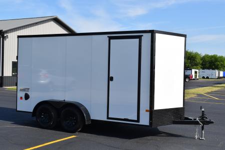 New 2026 Haulmark Passport Deluxe 7x14 Cargo / Enclosed Trailer Phantom Trim Package