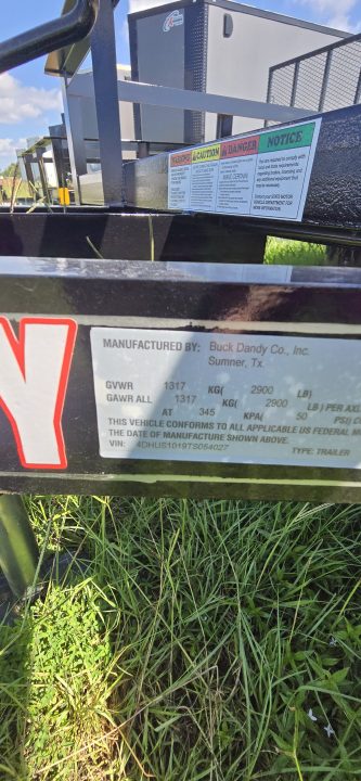 New 2026 Buck Dandy 6 X 10 SA Utility Trailer