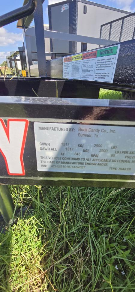 New 2026 Buck Dandy 6 X 10 SA Utility Trailer