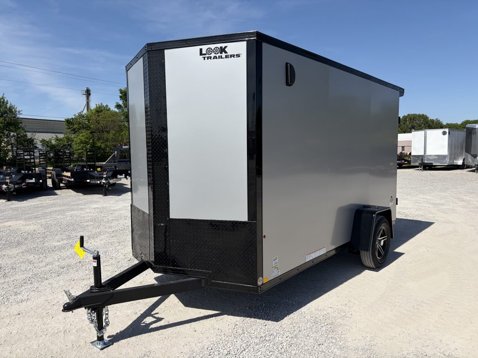 New 2026 LOOK TRAILERS K-DX7212-030 (6' X 12') 2.9K V-Nose Cargo / Enclosed Trailer