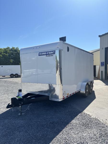 New 2026 Sure-Trac 7x16 Contractor Pro Bullnose Cargo / Enclosed Trailer