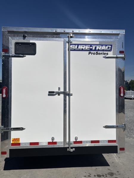 New 2026 Sure-Trac 7x16 Contractor Pro Bullnose Cargo / Enclosed Trailer