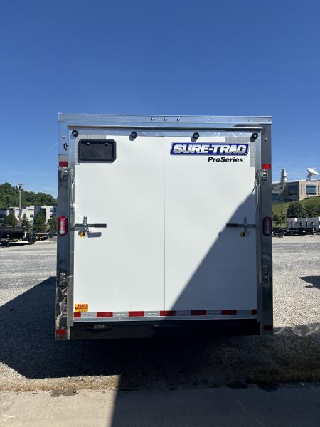 New 2026 Sure-Trac 7x16 Contractor Pro Bullnose Cargo / Enclosed Trailer