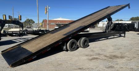 Used 2025 East Texas Trailers 44' Gooseneck Full Bed Tilt - Container Trailer Tilt Trailer