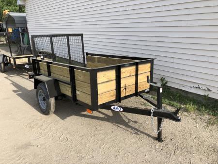 New 2026 AMO 4X6 WOODSIDE Landscape Trailer
