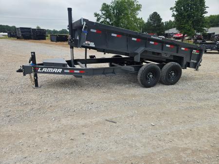New 2026 Lamar 83X14 TANDEM 14K TELESCOPIC DUMP W/7 GAUGE FLOOR & 24  SIDES