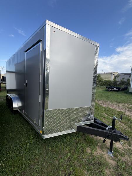 New 2026 Pace American 7.5 X 16 Journey SE Flat Top V-Nose 7K