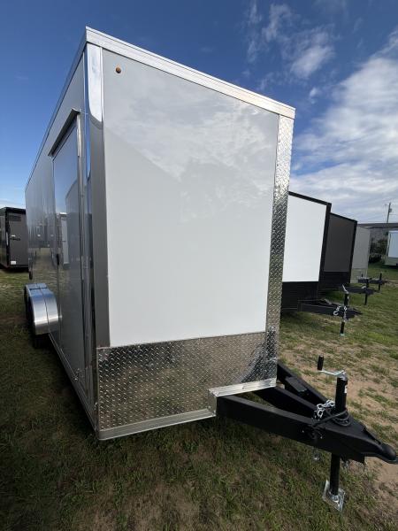 New 2026 Pace American 7.5 X 16 Journey SE Flat Top V-Nose 7K