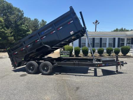 New 2026 Load Trail DL 83X16X4 14K GVWR 7 GAUGE FLOOR TELESCOPIC CYLINDER HIGH SIDE Dump Trailer