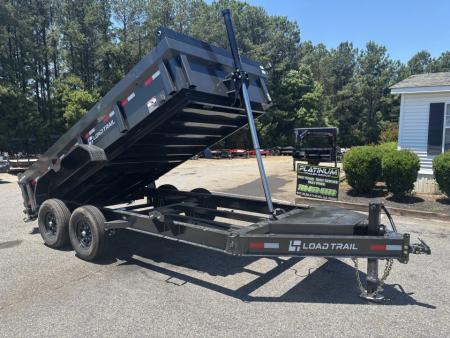 New 2026 Load Trail DL 83X14 7 GAUGE FLOOR TELSECOPIC CYLINDER 14K GVWR Dump Trailer