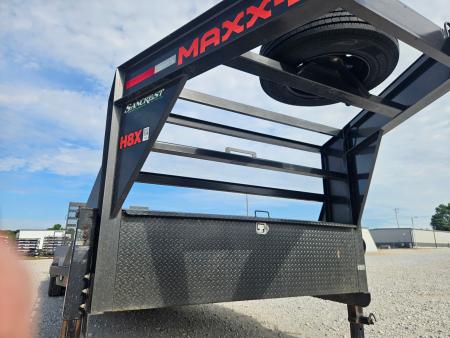 Used 2023 MAXX-D 102X26 TANDEM EQUIPMENT HAULER W/DRIVEROVER FENDERS 8K AXLES & STANDUP RAMPS
