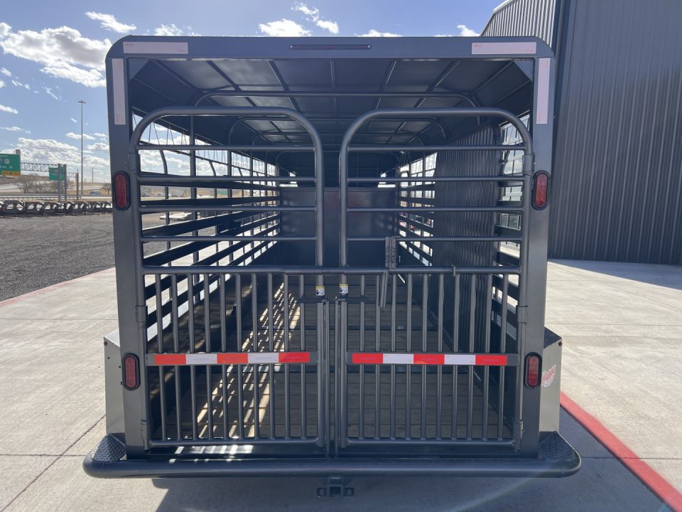 New 2027 Good Guys 6'8"x20' GN Bar Top Livestock Trailer - Wrangler