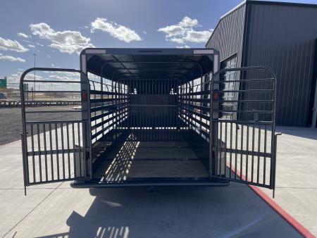 New 2027 Good Guys 6'8"x20' GN Bar Top Livestock Trailer - Wrangler