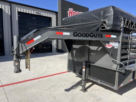 New 2027 Good Guys 6'8"x20' GN Bar Top Livestock Trailer - Wrangler