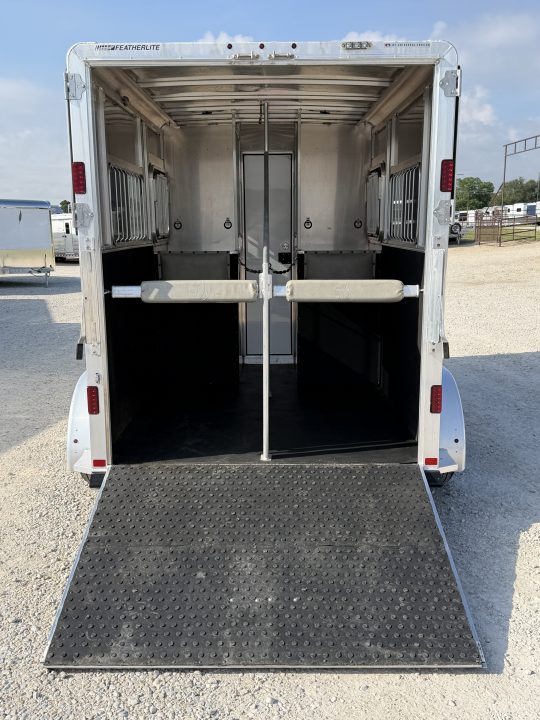 Used 2018 Featherlite 2 Horse Bumper Pull Horse Trailer