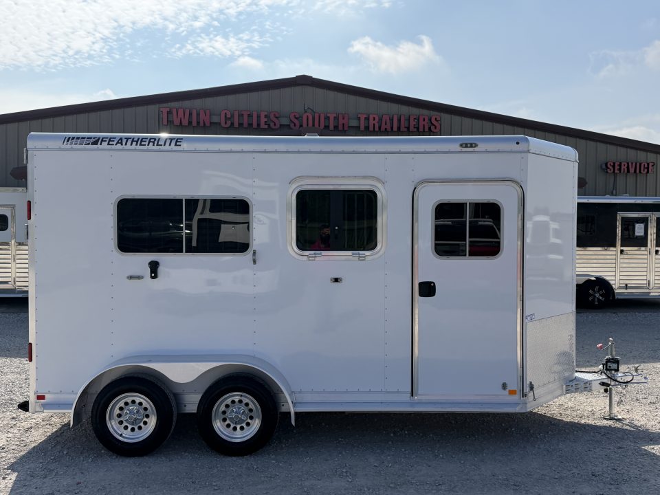 Used 2018 Featherlite 2 Horse Bumper Pull Horse Trailer