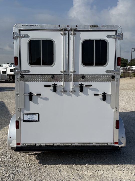Used 2018 Featherlite 2 Horse Bumper Pull Horse Trailer