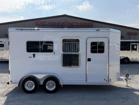 Used 2018 Featherlite 2 Horse Bumper Pull Horse Trailer