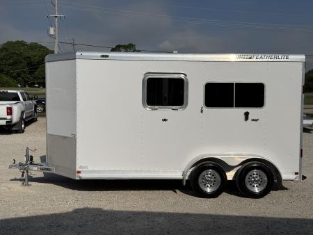 Used 2018 Featherlite 2 Horse Bumper Pull Horse Trailer