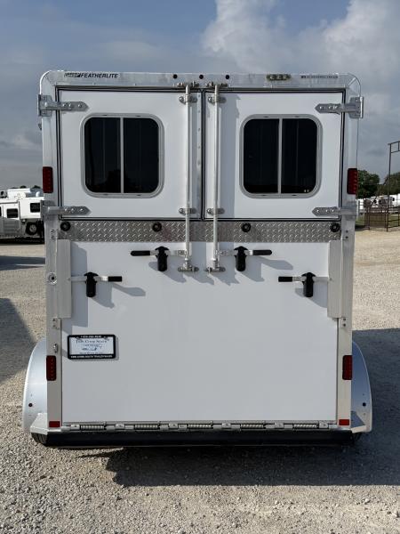 Used 2018 Featherlite 2 Horse Bumper Pull Horse Trailer