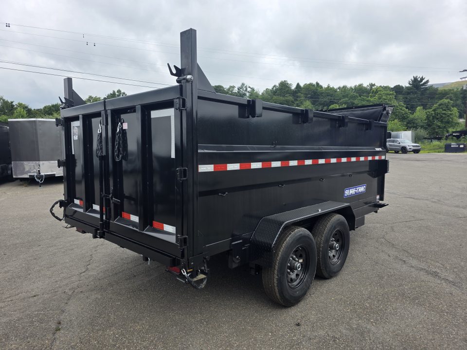 New 2026 Sure-Trac 7X14 14K - 4' HIGH SIDES Dump Trailer