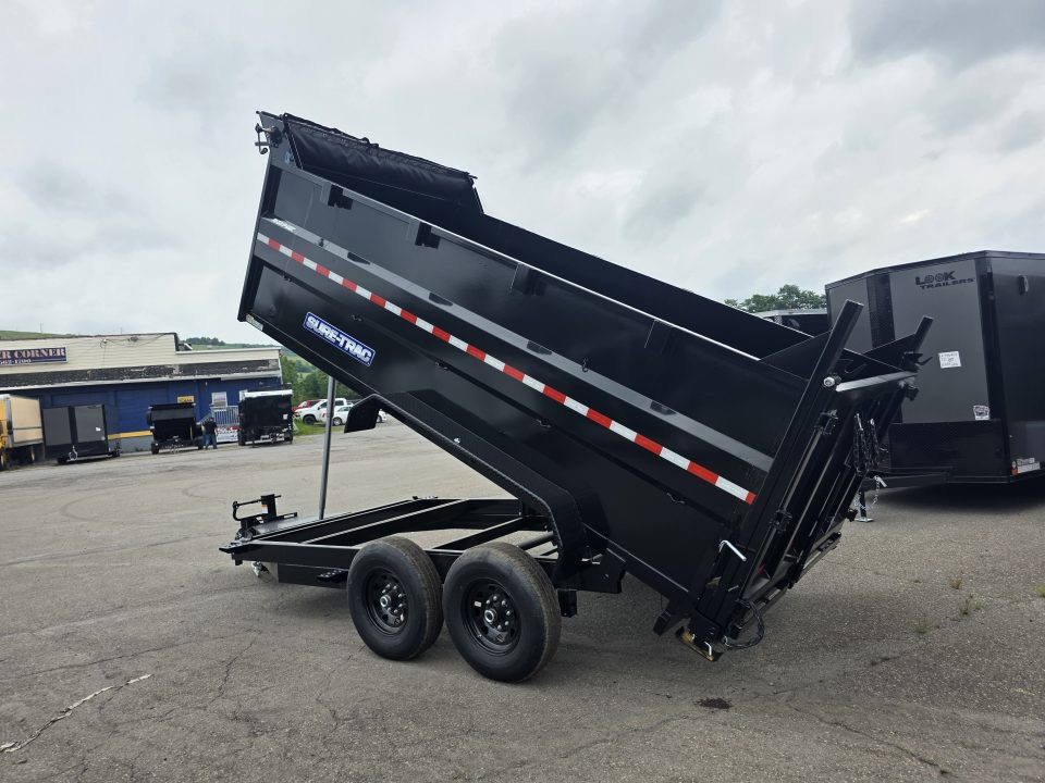New 2026 Sure-Trac 7X14 14K - 4' HIGH SIDES Dump Trailer