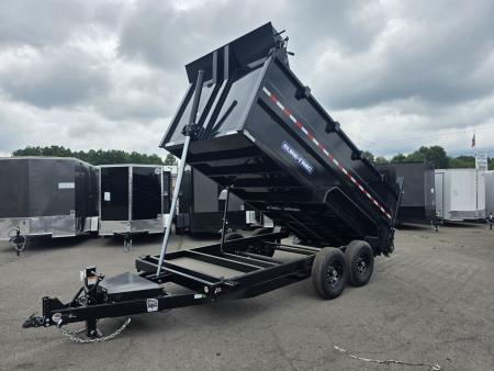 New 2026 Sure-Trac 7X14 14K - 4' HIGH SIDES Dump Trailer