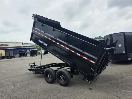 New 2026 Sure-Trac 7X14 14K - 4' HIGH SIDES Dump Trailer