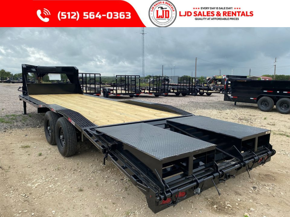 New 2026 Tiger 102"x26' Drive Over Fender Trailer - Mega Ramps - 14K GVWR