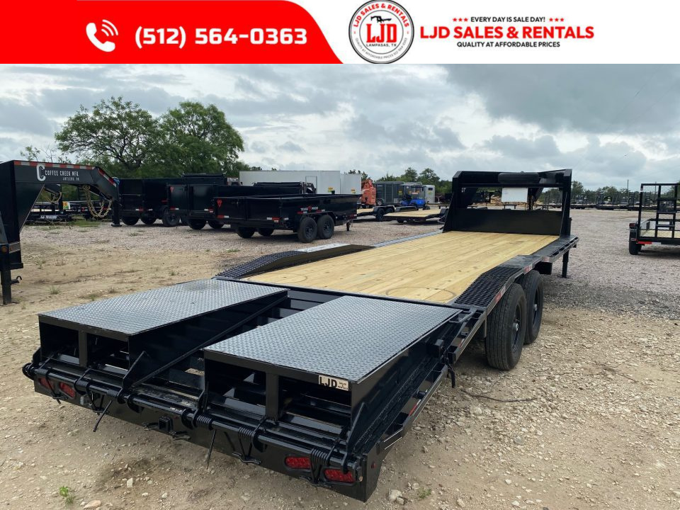 New 2026 Tiger 102"x26' Drive Over Fender Trailer - Mega Ramps - 14K GVWR