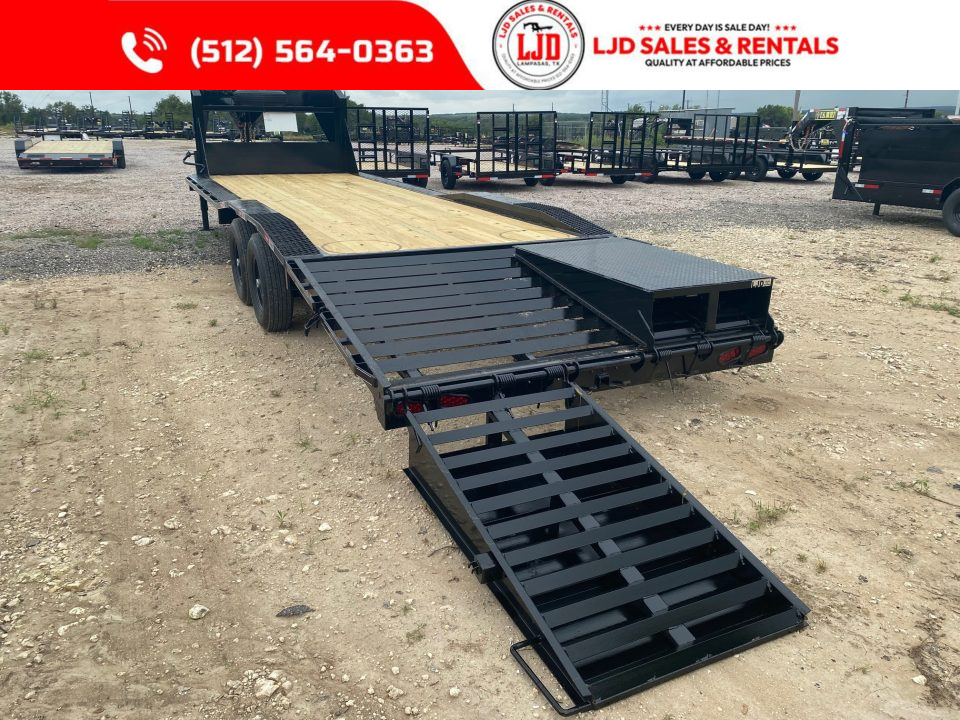 New 2026 Tiger 102"x26' Drive Over Fender Trailer - Mega Ramps - 14K GVWR