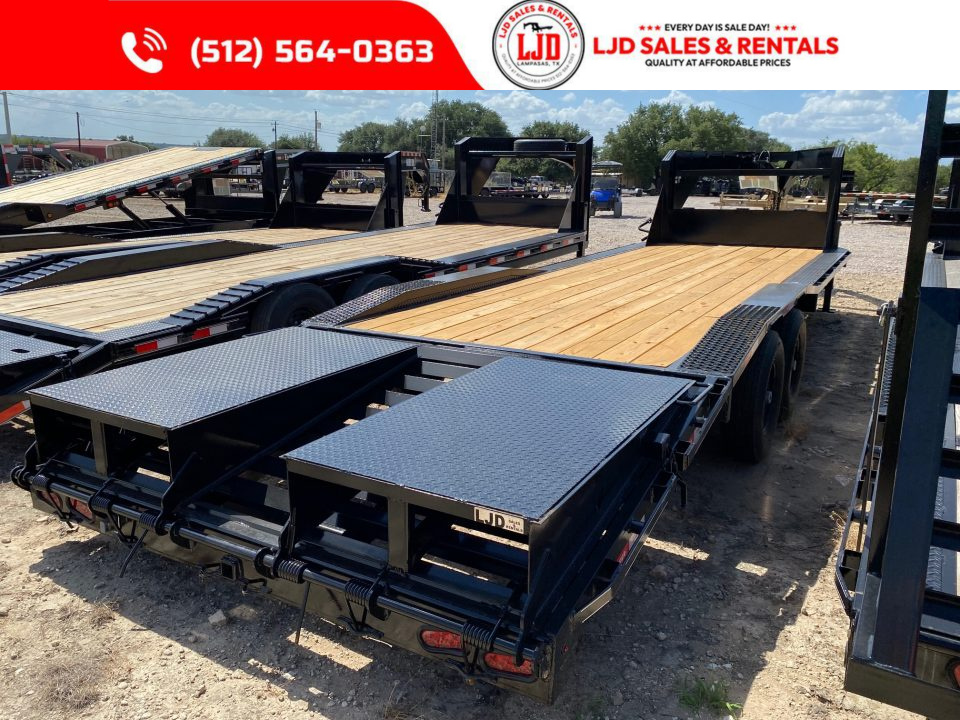 New 2026 Tiger 102"x26' Drive Over Fender Trailer - Mega Ramps - 14K GVWR