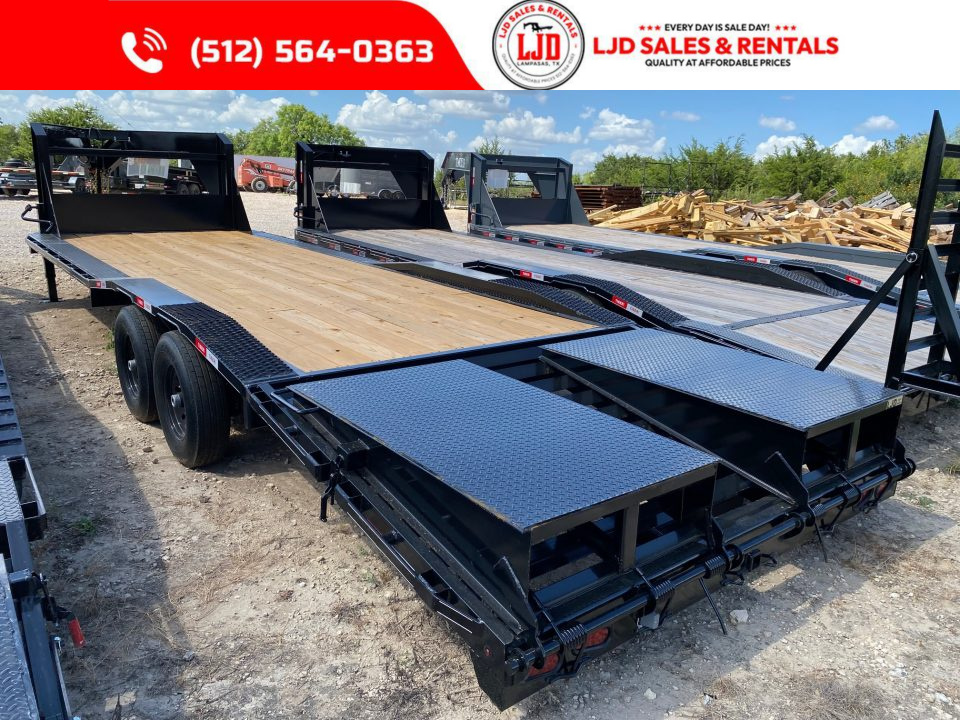 New 2026 Tiger 102"x26' Drive Over Fender Trailer - Mega Ramps - 14K GVWR