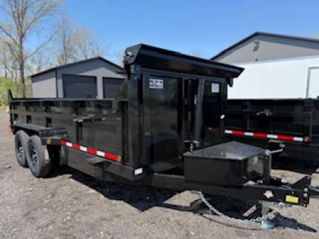 New 2027 Quality Steel and Aluminum 83  x 16' Dump - Telescopic 14K Dump Trailer