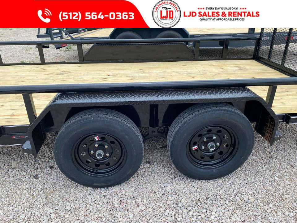 New 2026 Tiger 83" x 16' - Utility Trailer - Gate - Brakes