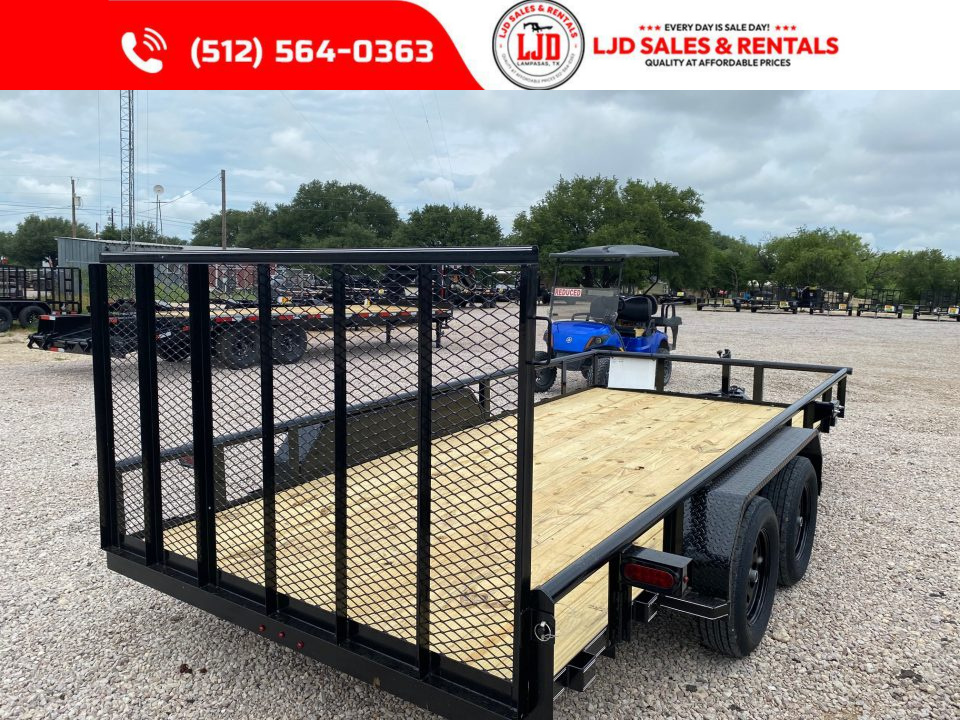 New 2026 Tiger 83" x 16' - Utility Trailer - Gate - Brakes
