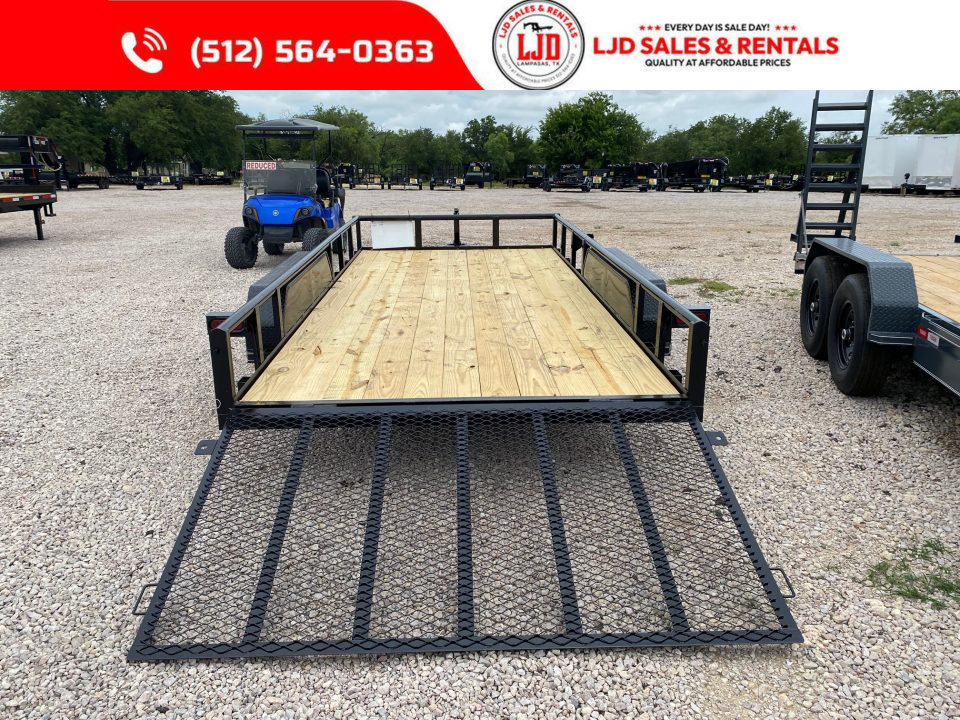 New 2026 Tiger 83" x 16' - Utility Trailer - Gate - Brakes