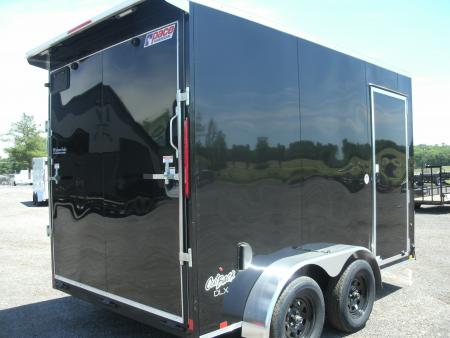 New 2026 Pace American 7 x 12 Outback DLX Flat Top V-Nose Enclosed Cargo Trailer 7K Cargo / Enclosed Trailer