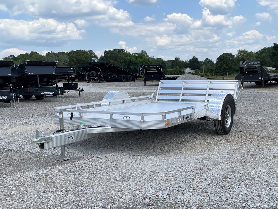 New 2026 Legend 7'X12' 3K Aluminum Utility Trailer