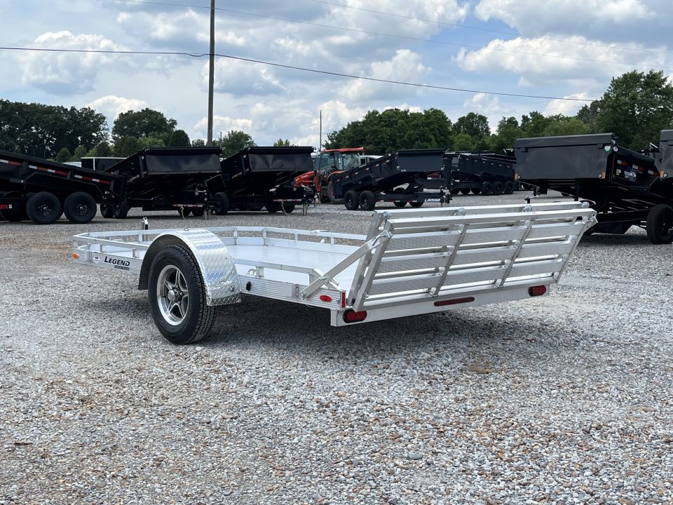 New 2026 Legend 7'X12' 3K Aluminum Utility Trailer