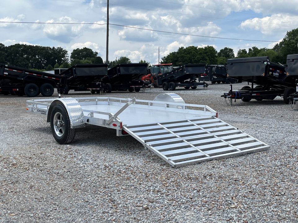 New 2026 Legend 7'X12' 3K Aluminum Utility Trailer