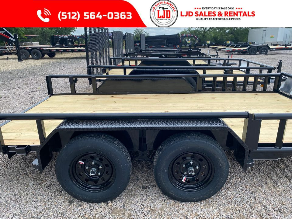 New 2026 Tiger 83" x 14' - Utility Trailer - Gate - Brakes