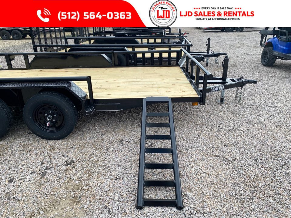 New 2026 Tiger 83" x 14' - Utility Trailer - Gate - Brakes