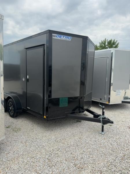 New 2026 Impact Trailers 7 x 12 Quake Flat Top V-Nose 7K