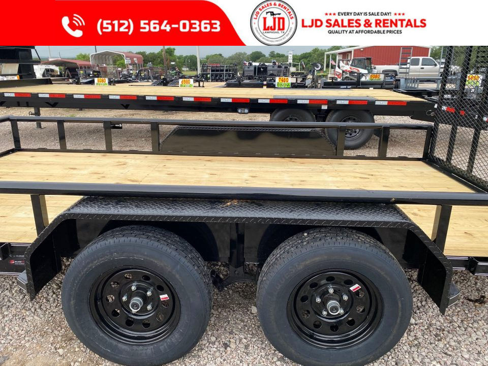 New 2026 Tiger 83" x 14' - Utility Trailer - Gate - Brakes